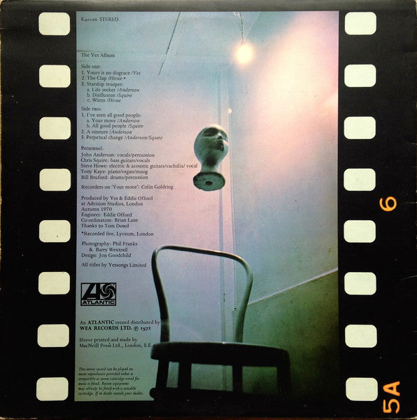 Yes : The Yes Album (LP,Album,Reissue)
