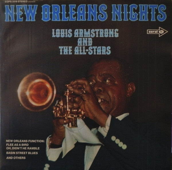 Louis Armstrong And His All-Stars : New Orleans Nights (LP,Album,Reissue,Stereo)