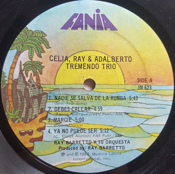 Celia Cruz, Ray Barretto & Adalberto Santiago / Ray Barretto Y Su Orquestra : Tremendo Trio! (LP, Album)