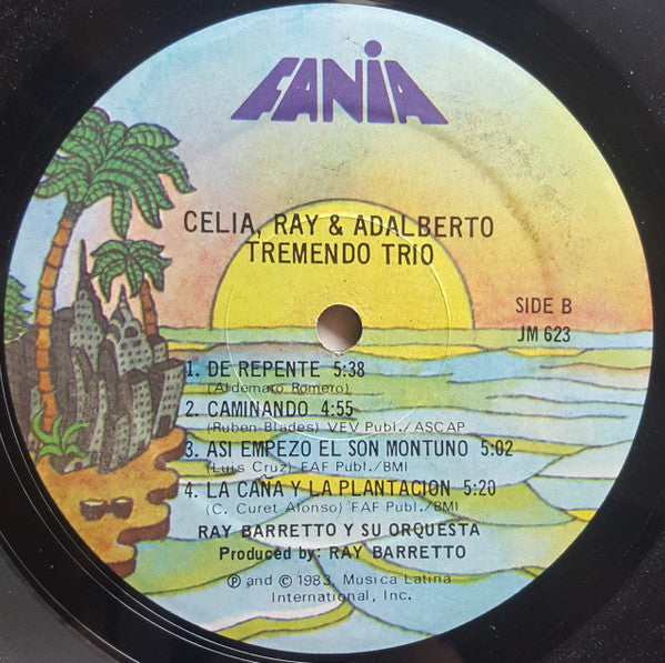 Celia Cruz, Ray Barretto & Adalberto Santiago / Ray Barretto Y Su Orquestra : Tremendo Trio! (LP, Album)