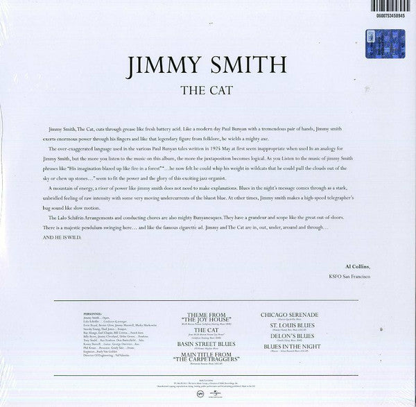 Jimmy Smith - The Cat (LP, Album, RE, RM) - De Platen Aap – Vinylwinkel in Brielle & online webshop voor muziekliefhebbers