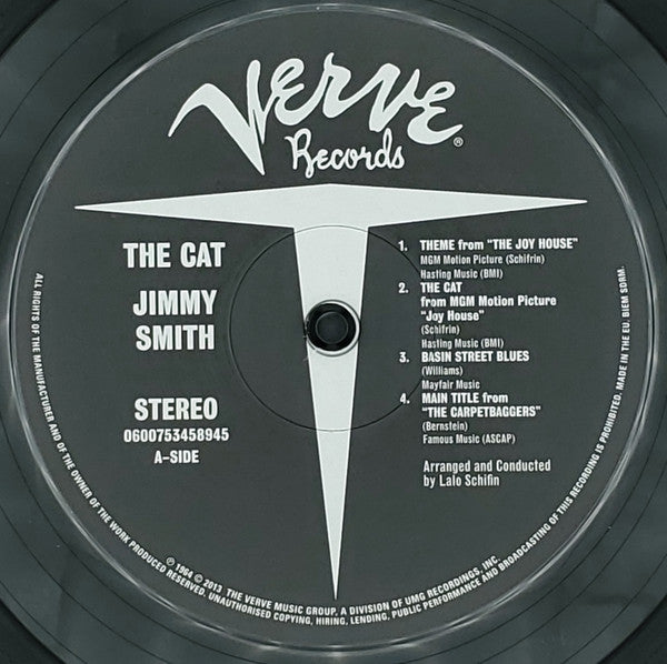 Jimmy Smith - The Cat (LP, Album, RE, RM) - De Platen Aap – Vinylwinkel in Brielle & online webshop voor muziekliefhebbers