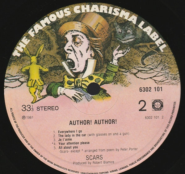 Scars (2) : Author! Author! (LP, Album)