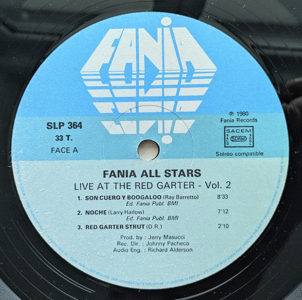 Fania All Stars : Vol.2 Recorded "Live" At The Red Garter (LP, Album)
