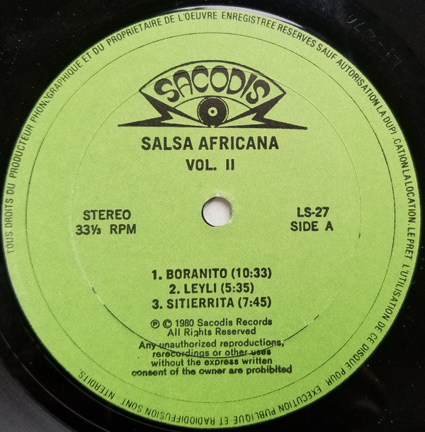 Monguito El Unico* Presents Laba "Sosseh"* : Laba "Sosseh" In U.S.A. (LP, Album)