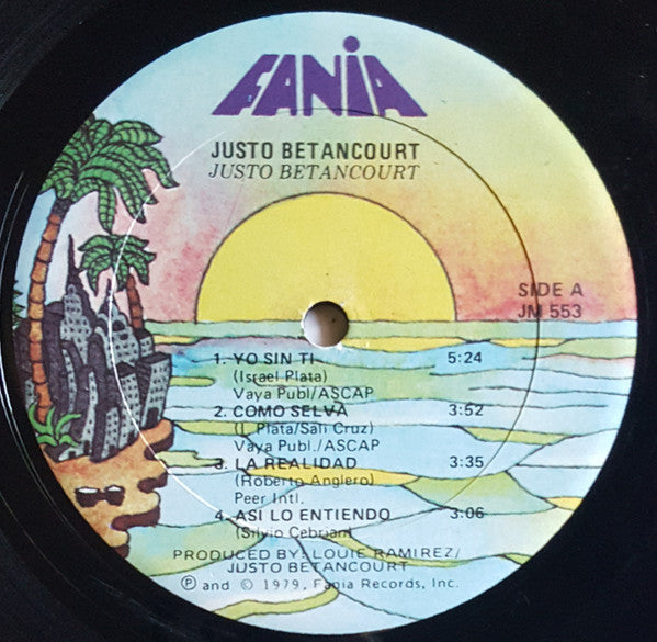 Justo Betancourt : Justo Betancourt (LP, Album)