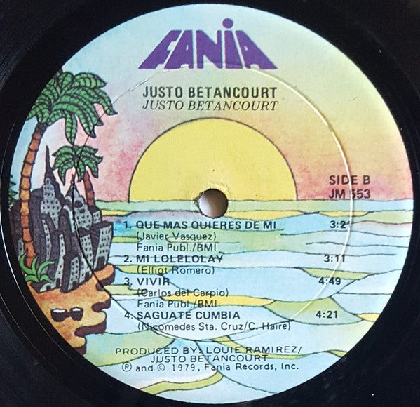 Justo Betancourt : Justo Betancourt (LP, Album)