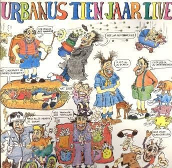 Urbanus : Tien Jaar Live (3xLP, Album, PRS)