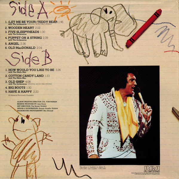 Elvis Presley : Elvis Sings For Children And Grownups Too! (LP, Comp)