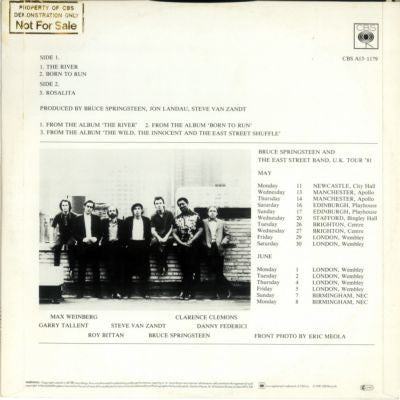 Bruce Springsteen : The River / Born To Run / Rosalita (12", Single, Mis)