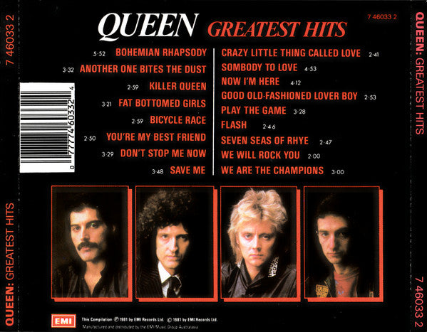 Queen : Greatest Hits (CD, Comp)