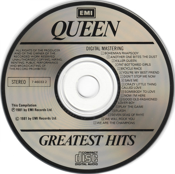 Queen : Greatest Hits (CD, Comp)