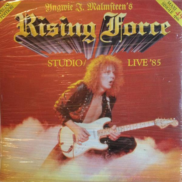 Yngwie J. Malmsteen's Rising Force : Studio / Live '85 (12", EP, Maxi, S/Edition, PRS)