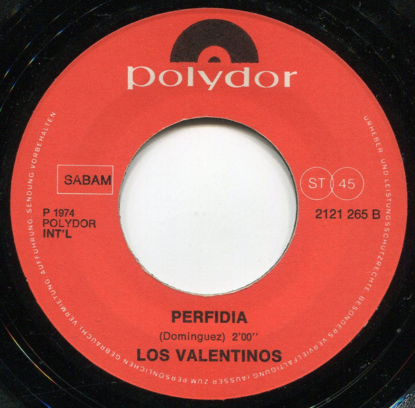 Los Valentinos : Telstar '75 (7")