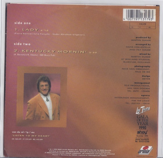 Lee Towers : Lady (7", Single)