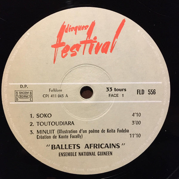 Ensemble National De La République De Guinée : Les Ballets Africains (LP, Gat)