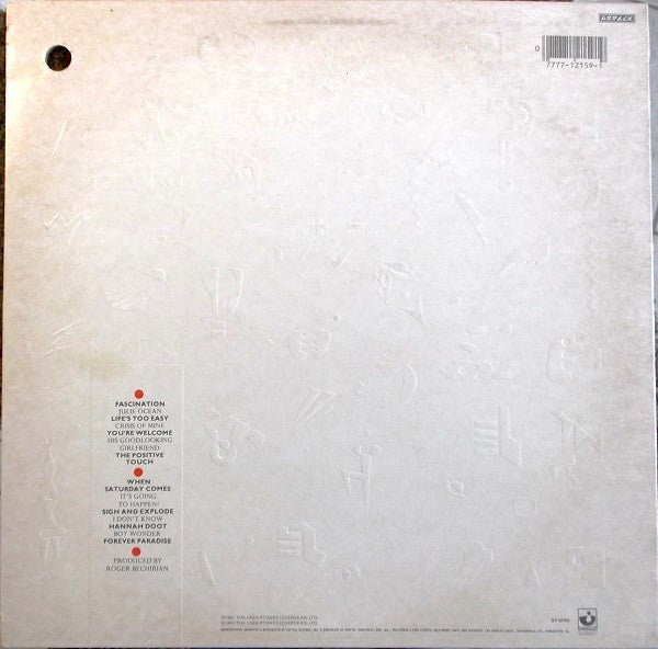 The Undertones : Positive Touch (LP, Album, Win)