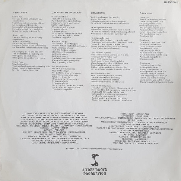 Ijahman Levi : Tell It To The Children (LP, Album)