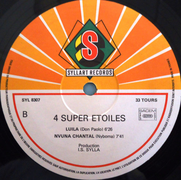 Quatre Étoiles* : 4 Super Etoiles (LP)
