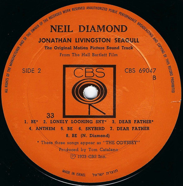 Neil Diamond : Jonathan Livingston Seagull (Original Motion Picture Sound Track) (LP, Album)