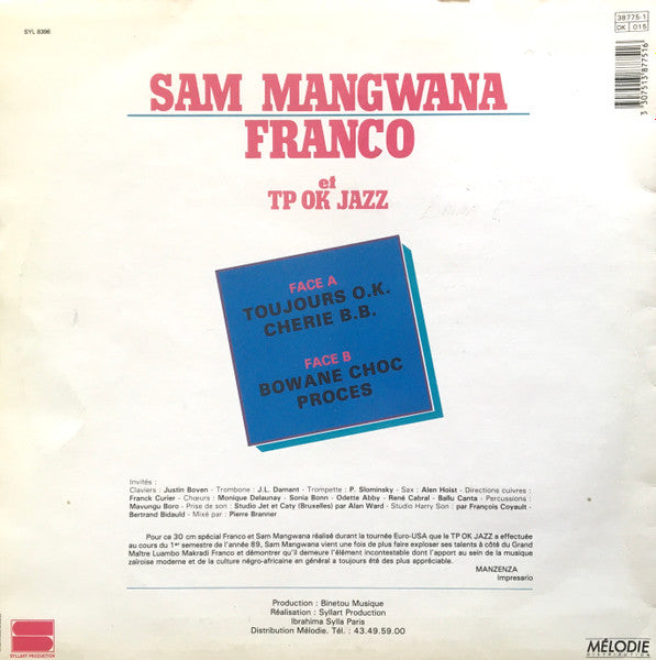 Sam Mangwana, Franco Et TP OK Jazz* : For Ever (LP)