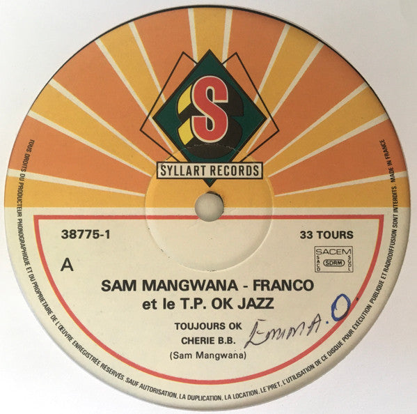 Sam Mangwana, Franco Et TP OK Jazz* : For Ever (LP)