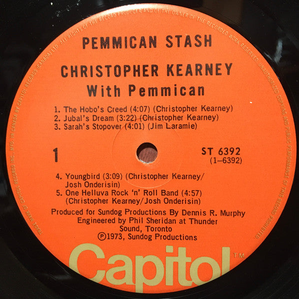 Christopher Kearney : Pemmican Stash (LP,Album)