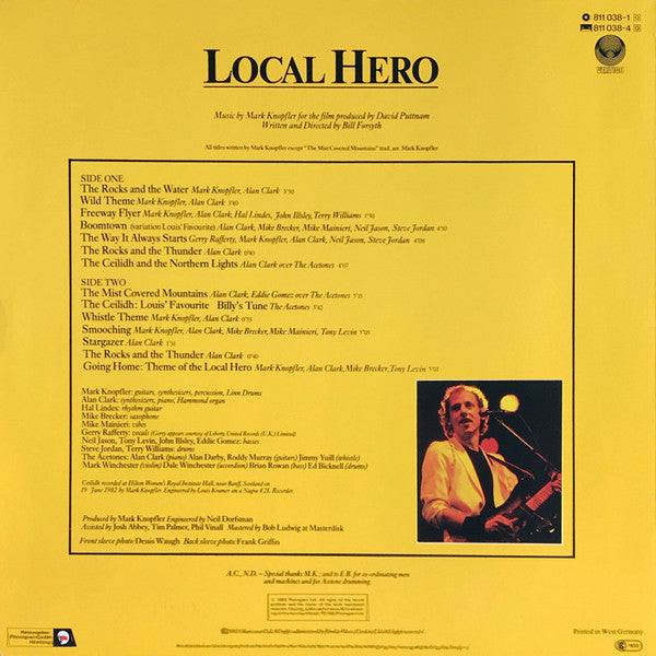 Mark Knopfler : Local Hero (LP,Album)