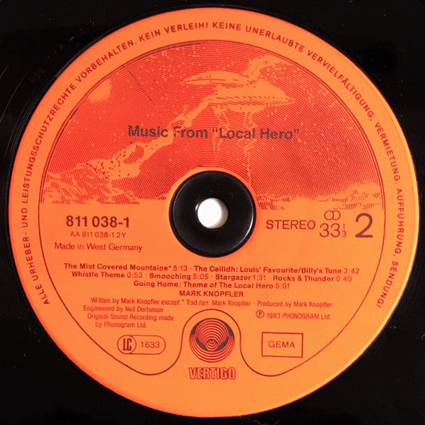 Mark Knopfler : Local Hero (LP,Album)