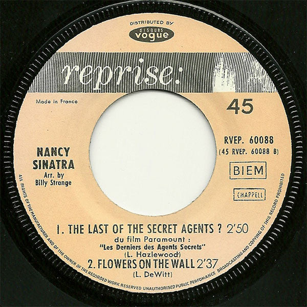 Nancy Sinatra : How Does That Grab You, Darlin' ? (7", EP)