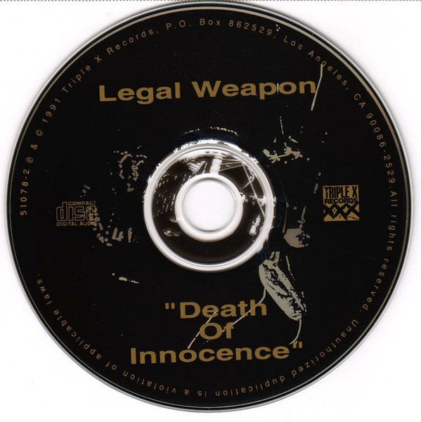 Legal Weapon : Death Of Innocence (CD, Album, RE)