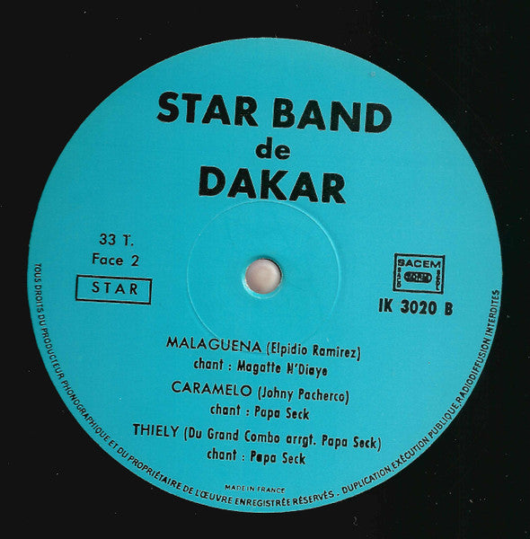 Star Band De Dakar : Star Band De Dakar Vol. 1 (LP, Album)