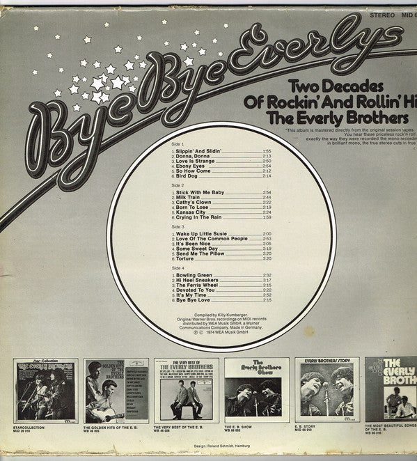 The Everly Brothers* : Bye Bye Everlys (2xLP, Comp, Gat)