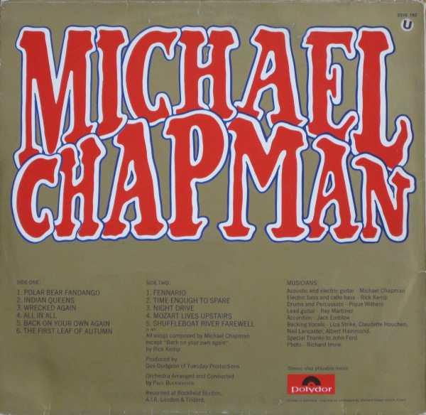 Michael Chapman (2) : Wrecked Again (LP)