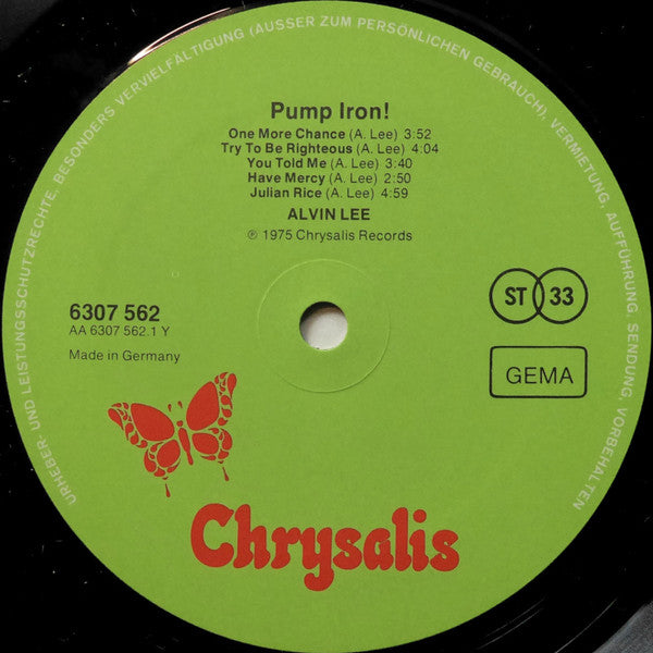 Alvin Lee : Pump Iron! (LP, Album)