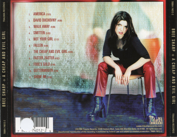 Bree Sharp : A Cheap And Evil Girl (CD, Album)