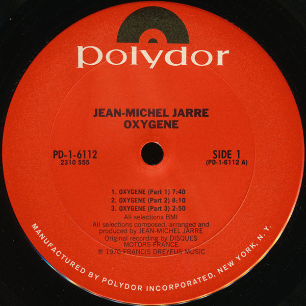 Jean Michel Jarre* : Oxygène (LP, Album, CP )