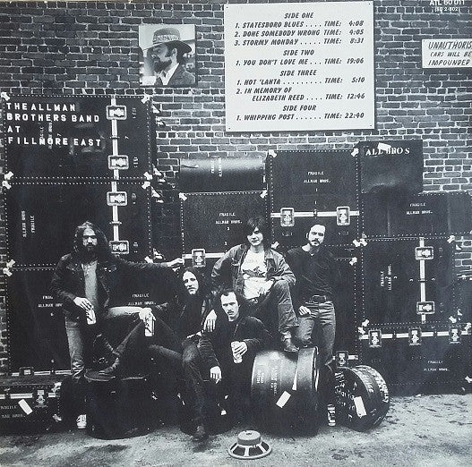 The Allman Brothers Band : The Allman Brothers Band At Fillmore East (2xLP, Album, RE, Gat)