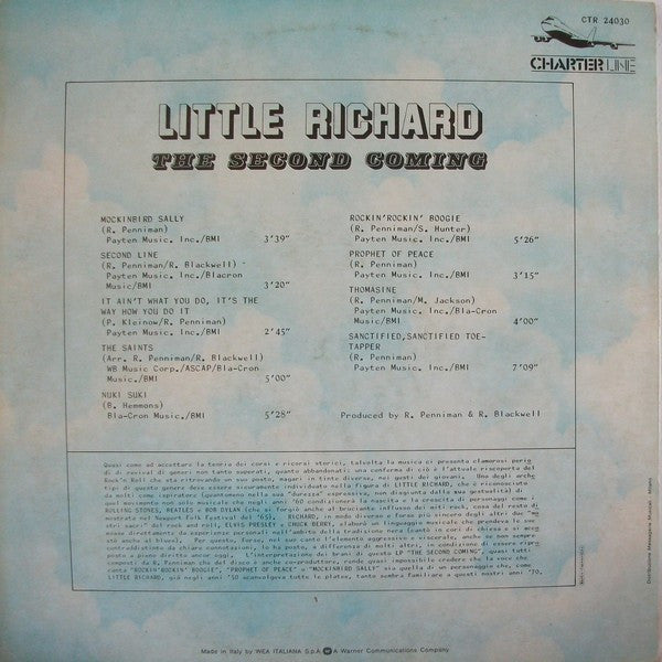 Little Richard : The Second Coming (LP, Album, RE)