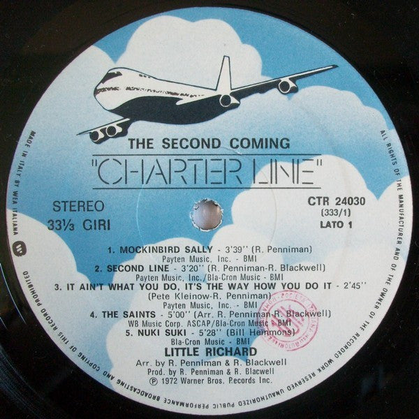 Little Richard : The Second Coming (LP, Album, RE)