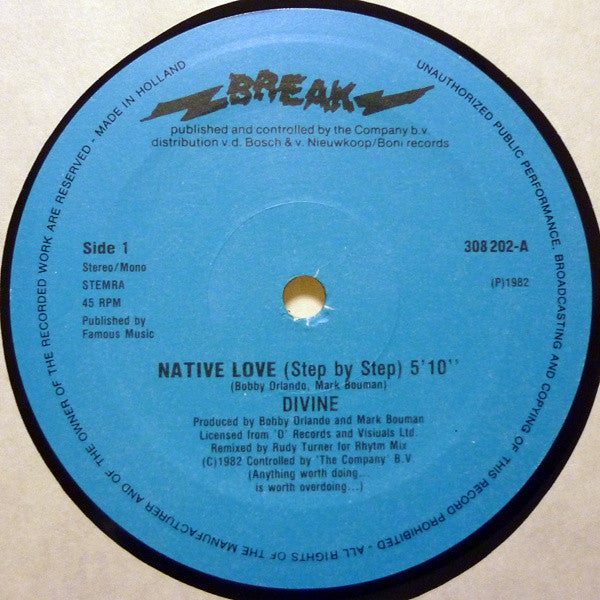 Divine : Native Love (Step By Step) (12")