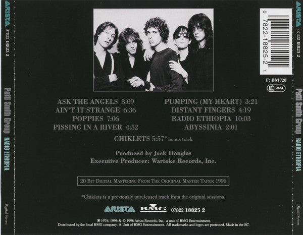 Patti Smith Group - Radio Ethiopia (CD, Album, RE, RM) - De Platen Aap – Vinylwinkel in Brielle & online webshop voor muziekliefhebbers