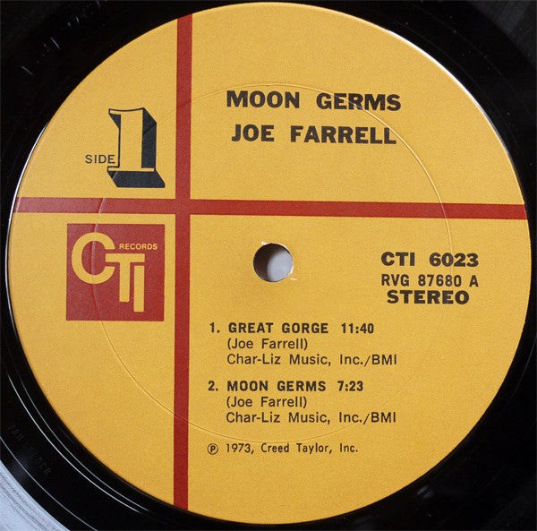 Joe Farrell : Moon Germs (LP, Album, Gat)