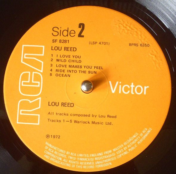 Lou Reed : Lou Reed (LP, Album)