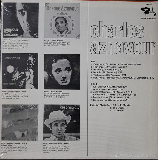 Charles Aznavour : Charles Aznavour (LP, Comp)