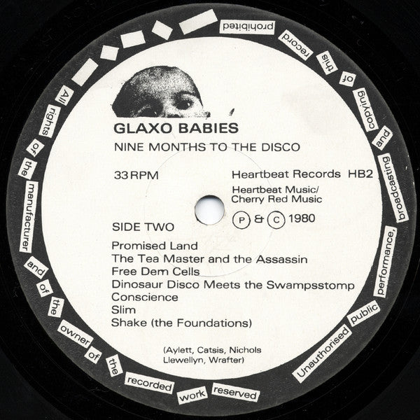 Glaxo Babies : Nine Months To The Disco (LP, Album)