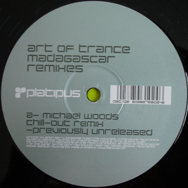 Art Of Trance : Madagascar (Remixes) (12",45 RPM,Limited Edition)