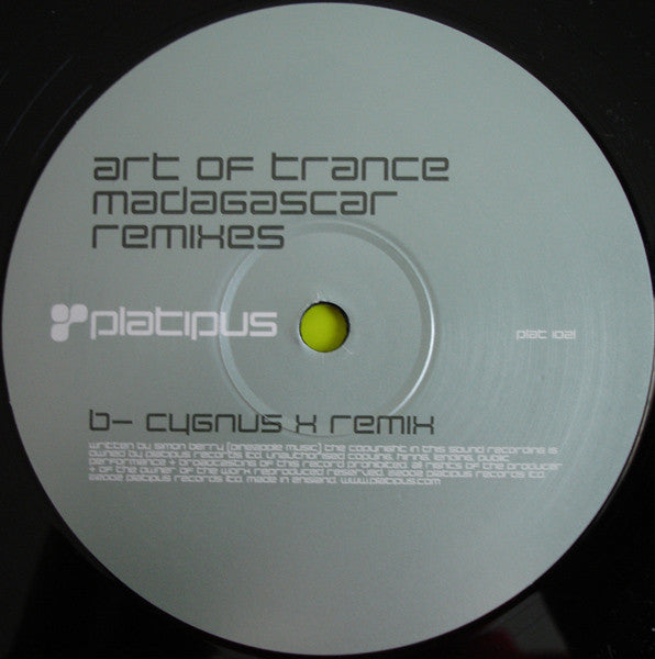 Art Of Trance : Madagascar (Remixes) (12",45 RPM,Limited Edition)