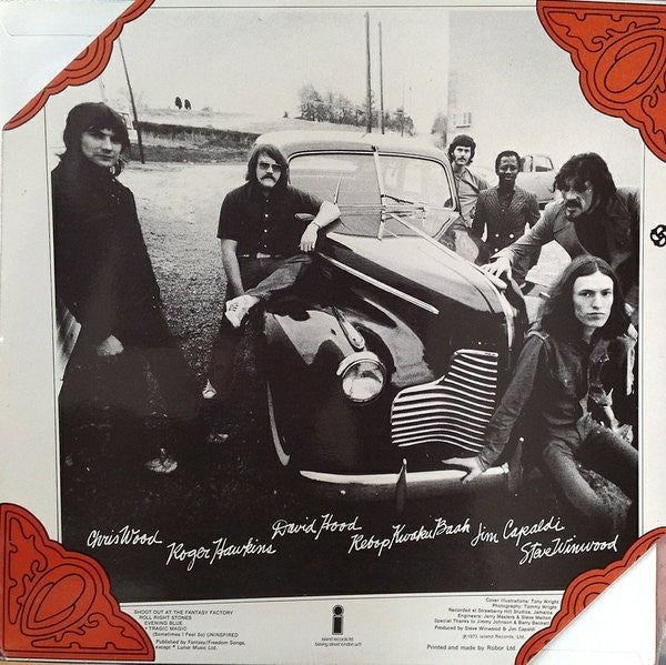 Traffic : Shoot Out At The Fantasy Factory (LP, Album)