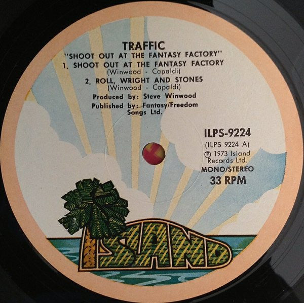 Traffic : Shoot Out At The Fantasy Factory (LP, Album)
